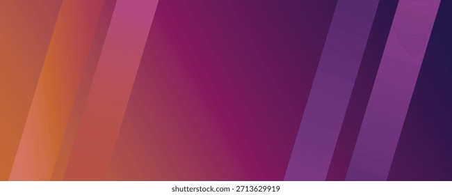 Abstractas fondo degradado de color moderno. Diseño de Plantilla de textura degradada de color rosa púrpura y naranja. Elemento de forma cuadrada dinámica diagonal con línea y sombra


