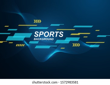 Abstract Modern colored poster for sports. Vector illustration