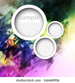 Abstract modern colorful  background