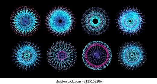 Abstract modern colorful background element design with blue and pink gradient wave. Dynamic color flow Vector illustration use for background, poster.