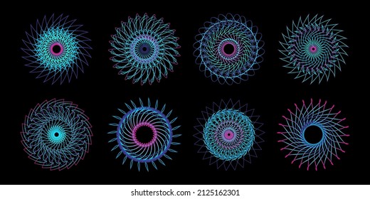 Abstract modern colorful background element design with blue and pink gradient wave. Dynamic color flow Vector illustration use for background, poster.