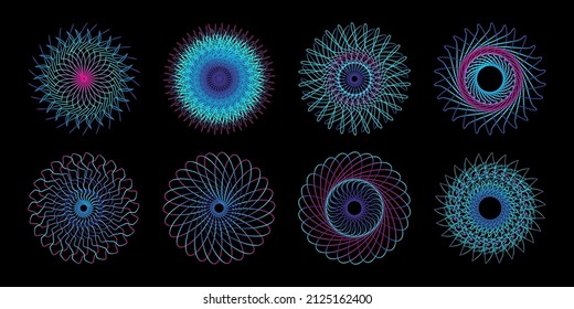 Abstract modern colorful background element design with blue and pink gradient wave. Dynamic color flow Vector illustration use for background, poster.