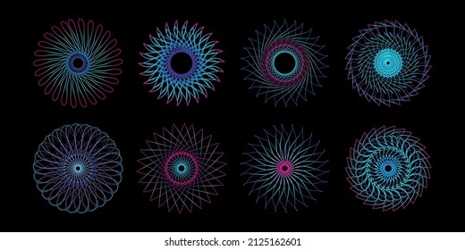 Abstract modern colorful background element design with blue and pink gradient wave. Dynamic color flow Vector illustration use for background, poster.