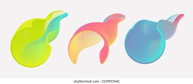 Abstract modern colorful background element design. Dynamic color flow Vector illustration use for background, poster. 