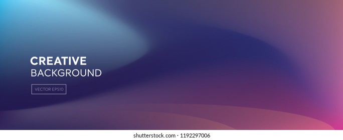 Abstract modern colorful blend purplish pink creative dynamic banner background