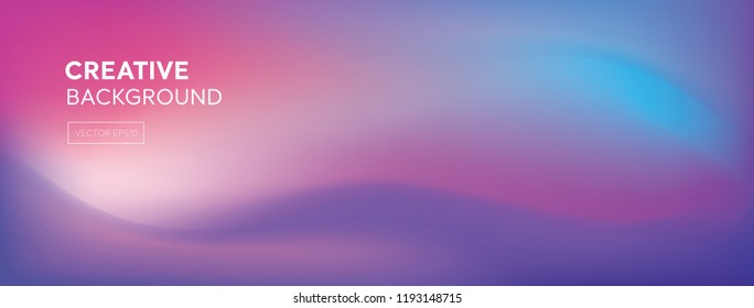 Abstract modern colorful blend purplish pink creative dynamic banner background