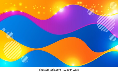 Abstract Modern Colorful Geometric Background