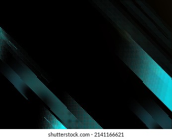 Abstract modern colorful geometric halftone dotted pattern design