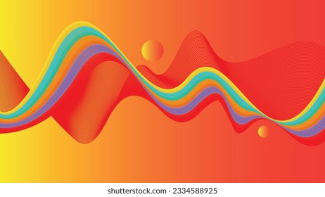 Resumen de fondo moderno de degradado de color 