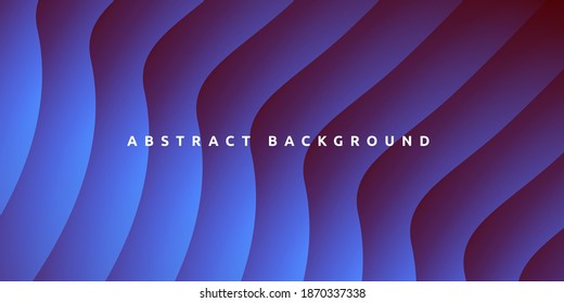 Abstract modern colorful gradient ิblue curve background