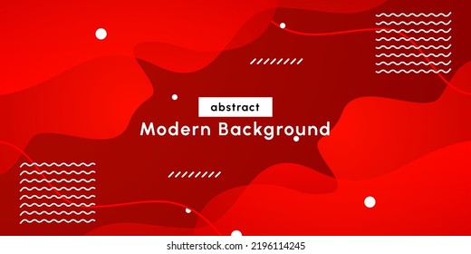 Abstract modern colorful gradient red curve background