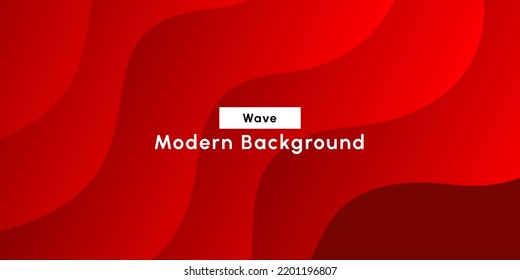 Abstract modern colorful gradient red curve background