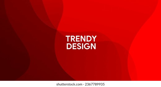 Abstract modern colorful gradient red curve background