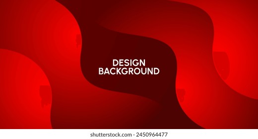 Abstract modern colorful gradient red curve background