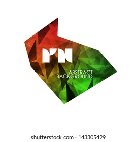 abstract modern colorful Label or bubble. Design modern template can be used for brochure, banners or website layout vector.