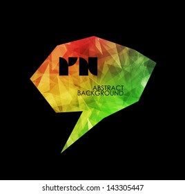 abstract modern colorful Label or bubble. Design modern template can be used for brochure, banners or website layout vector.