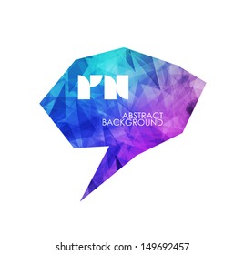 abstract modern colorful Label or bubble. Design modern template can be used for brochure, banners or website/ vector sample template