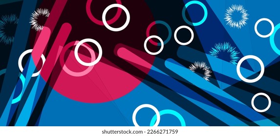 Abstract Modern colorful patterns. Colorful trendy illustrations. Colorful Creative patterns.