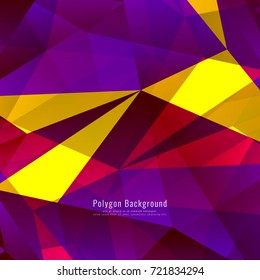 Abstract modern colorful polygonal background