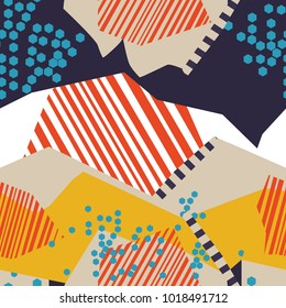 Abstract Modern Colorful Seamless Pattern