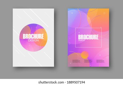 Abstract Composition White Roll Brochure Cover Stock Vector (Royalty ...