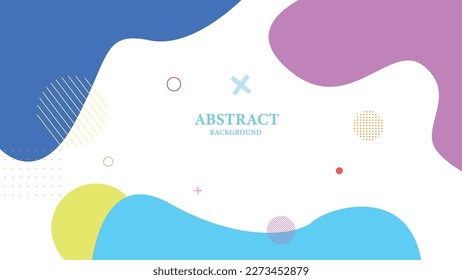 Abstract Modern colorful Waving liquid vector illustration Background