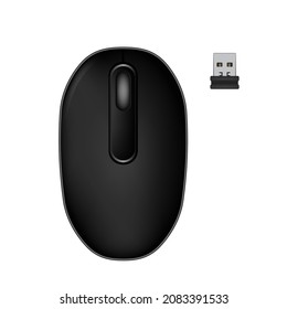 Abstract Modern Computer Mouse On White Background. EPS10 Vector