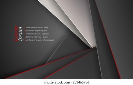 abstract modern corporate vector background with copy space. Eps10