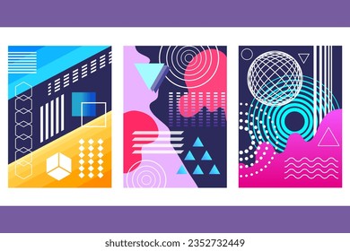 Abstract modern cover design elements. Abstract design for covers, banners, flyers, cards, posters and other graphic templates.
