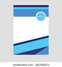 Abstract modern cover template geometric design.
