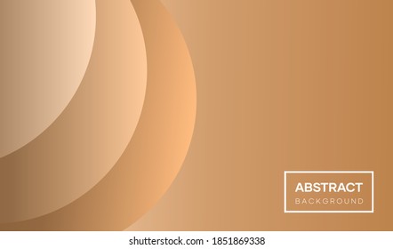 Resumen del fondo crema moderno. Textura de fondo ondulada. Composición de formas de degradado de moda, adecuada para fondos de pantalla de sitios web, banners, portadas y anuncios. Ilustración vectorial
