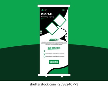Abstrakte moderne Agentur für kreatives und digitales Marketing für Unternehmen