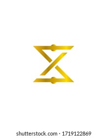 Plantilla de logotipo de carta creativa moderna y abstracta X, gráficos vectoriales para identidad empresarial y de empresa 