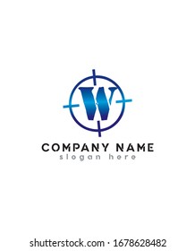 Diseño de logotipos en círculo, logotipo de vectores para identidad empresarial y de empresa 