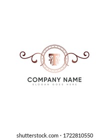 Abstrakte, moderne, kreative Monogramm-Briefvorlage T-Logo, Vektorlogo für Unternehmens- und Firmenidentität 