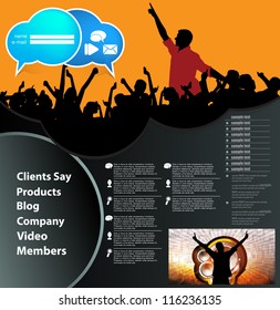 Resumen diseño de plantillas de sitios web de vector creativo moderno