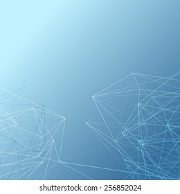 Abstract modern crystal line pattern background. Vector illustration
