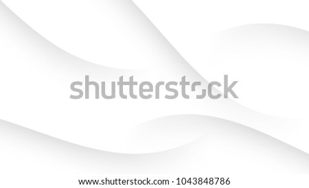 Abstract Modern Curve Gradient Lines White and Grey Vector Background.