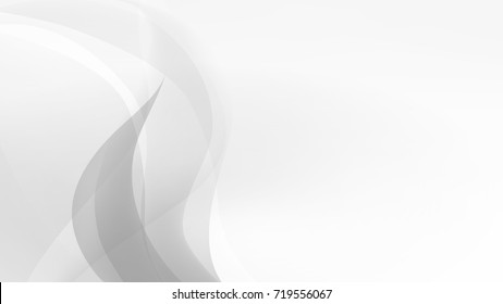 Abstract Modern Curve Gradient White and Gray Vector Backgrounds