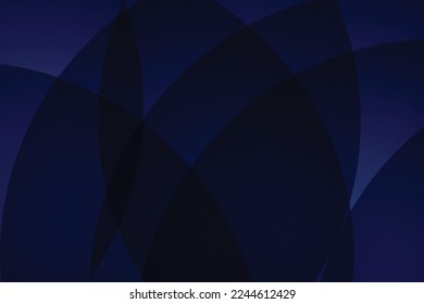 Resumen Fondo Azul Oscuro Moderno. Banner de tecnología. Fondo de escritorio. Ilustración vectorial
