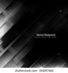 Abstract modern dark polygonal background