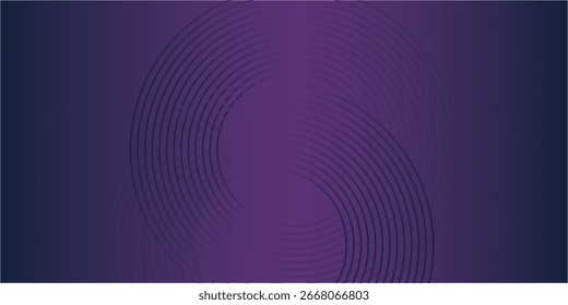 Abstract modern dark purple vector background with glowing curves and wavy lines. vector eps10