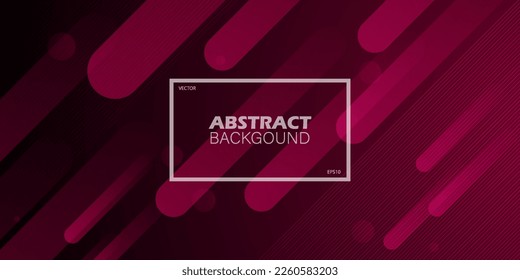 Resumen del fondo moderno de la ilustración del gradiente dinámico rojo oscuro con un aspecto 3d y un sencillo patrón redondeo de círculo. diseño fresco y lujo.vector Eps10