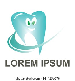 Abstract modern dental clinics logo design