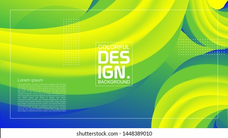 Abstract modern design 3d flow shape. backgrounds template for Poster, Presentation and Banner. Eps10.