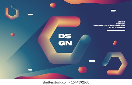Abstract modern design 3d flow shape . Liquid wave backgrounds for poster, Presentation,  web banner, promotion banner and advertising . Graphic resource. Vector EPS 10