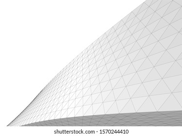 abstract modern design architecture, 3d structure 