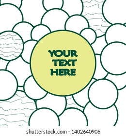 Abstract Modern Design with Circle template for infographics background. Circle shape. Round frame. Abstract template design. Abstract background with circle element
