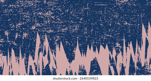 Abstract Modern Design Dark Blue Grunge Background With Light Brown Color.art eps 10