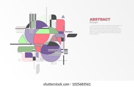 Abstract modern Design geometric background. vector EPS 10.